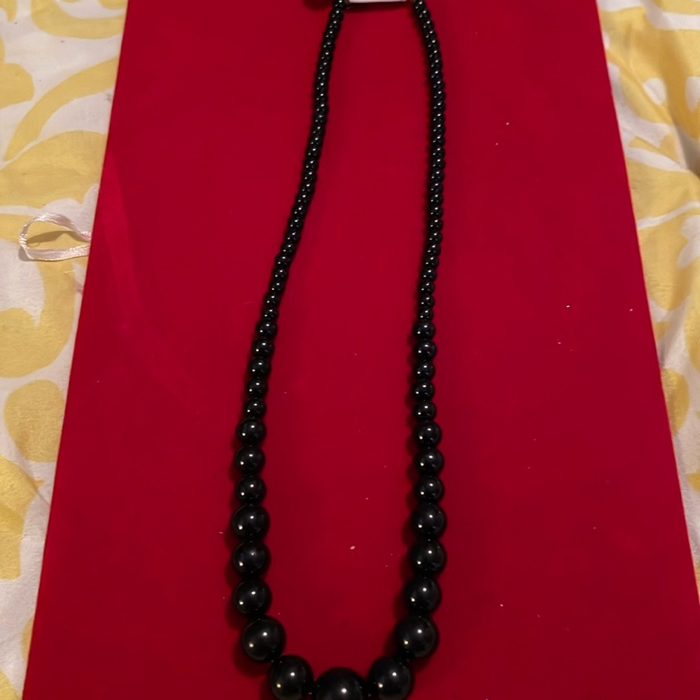 Black Pearl Necklace set